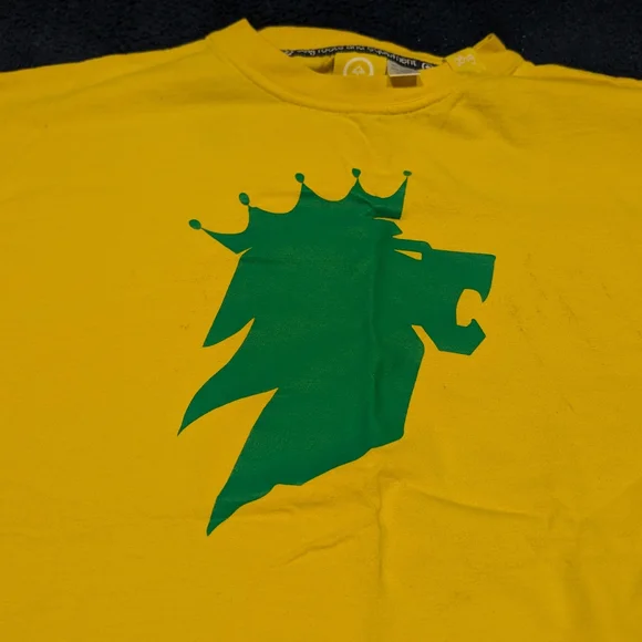 LRG Yellow Tee with Green Lion Graphic - Picture 7 of 8